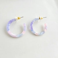 Cam Mini Hoops - Pastel Prism