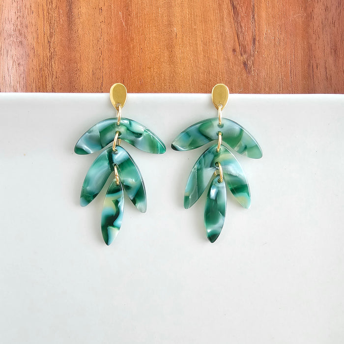 Mini Kailani Earrings - Palm Lustre