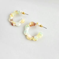 Flora Mini Hoops - Citron Zest