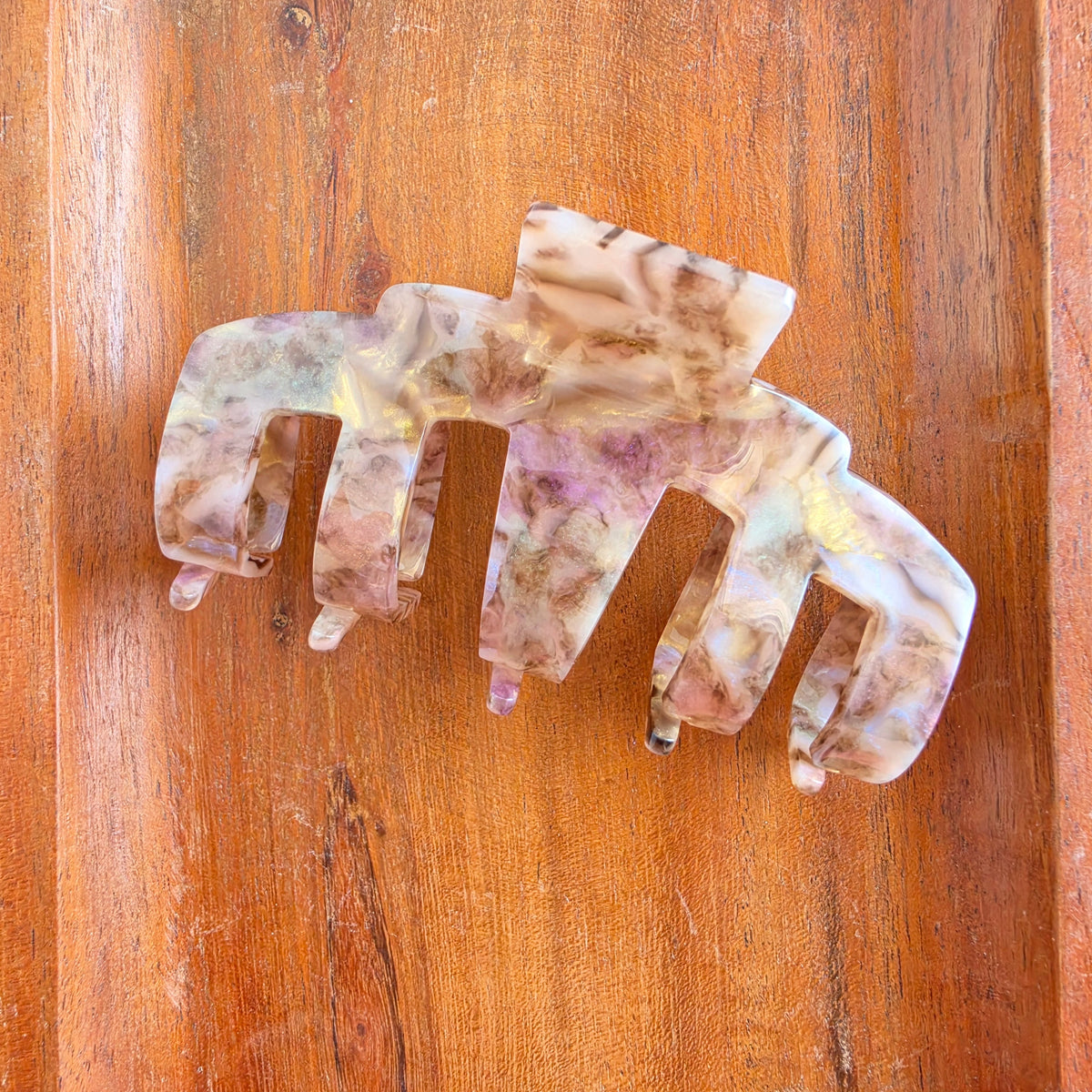 Catherine Hair Claw - Shimmering Taupe