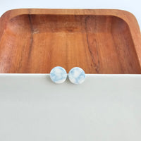 Gia Studs - Saltwater Blue