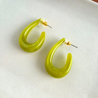Julie Hoops - Olive Green
