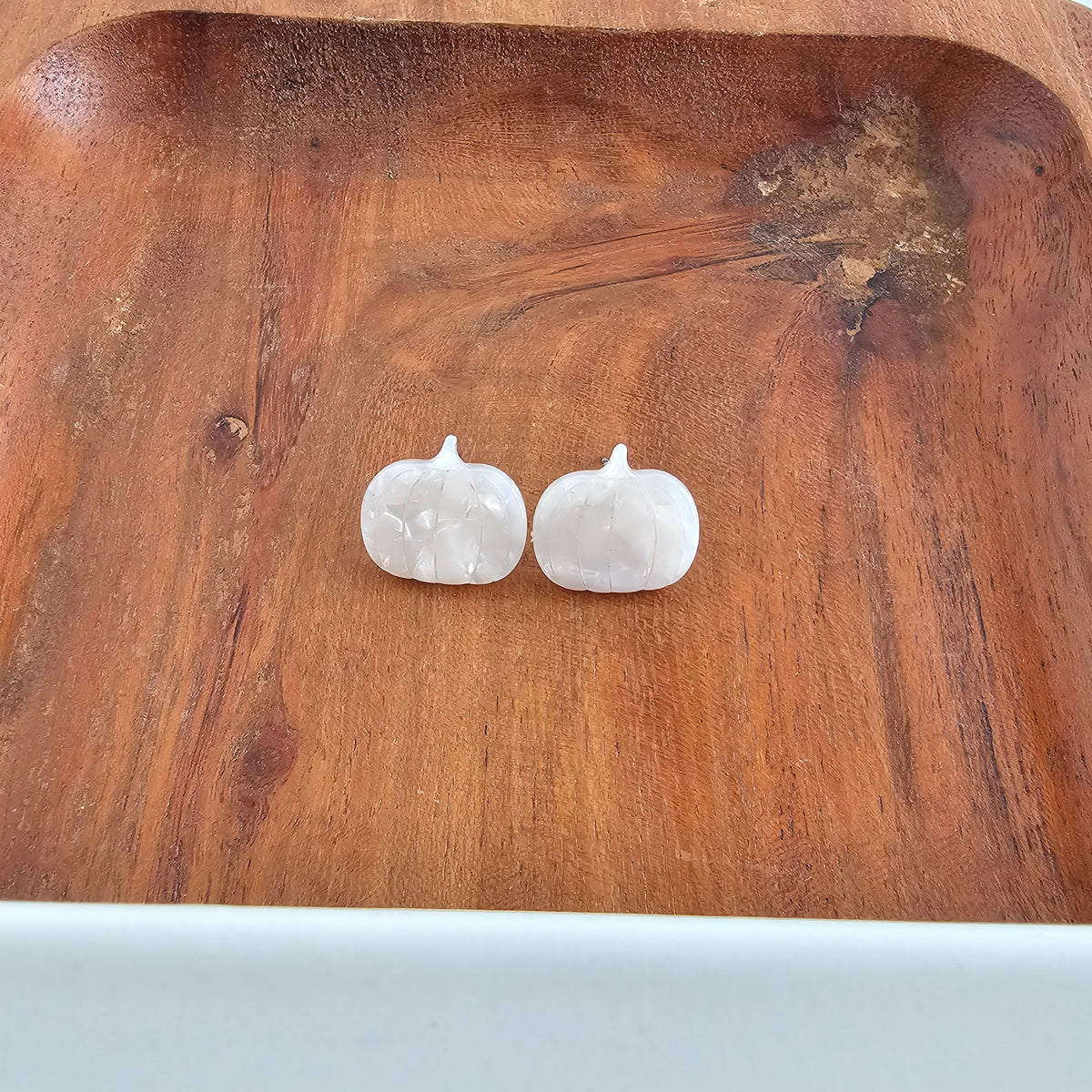 Pumpkin Patch Studs - Cream