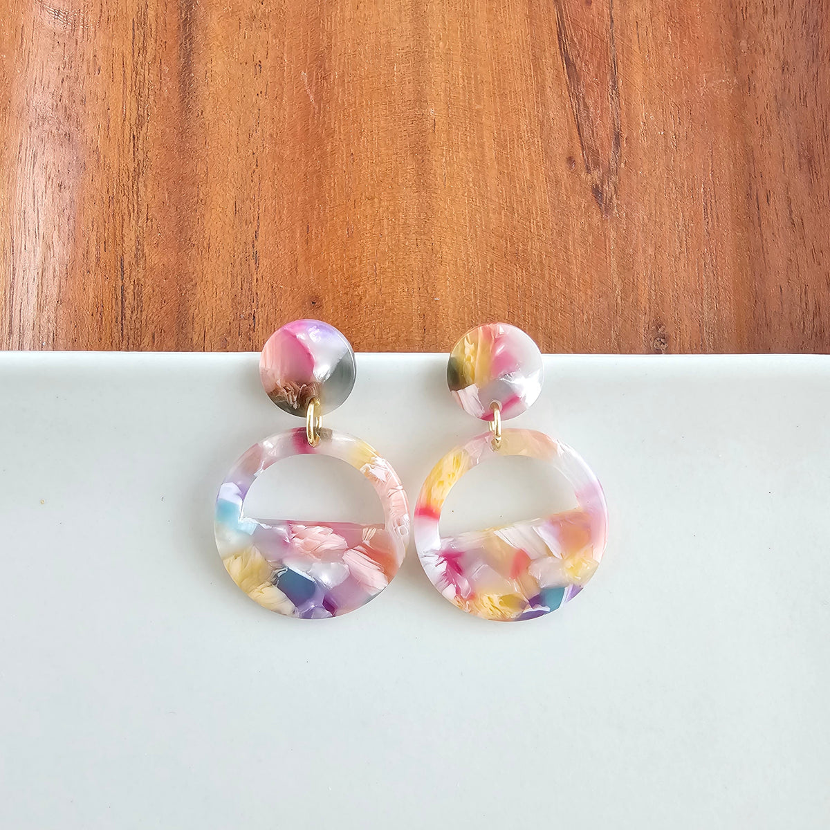 Lettie Earrings - Mosaic