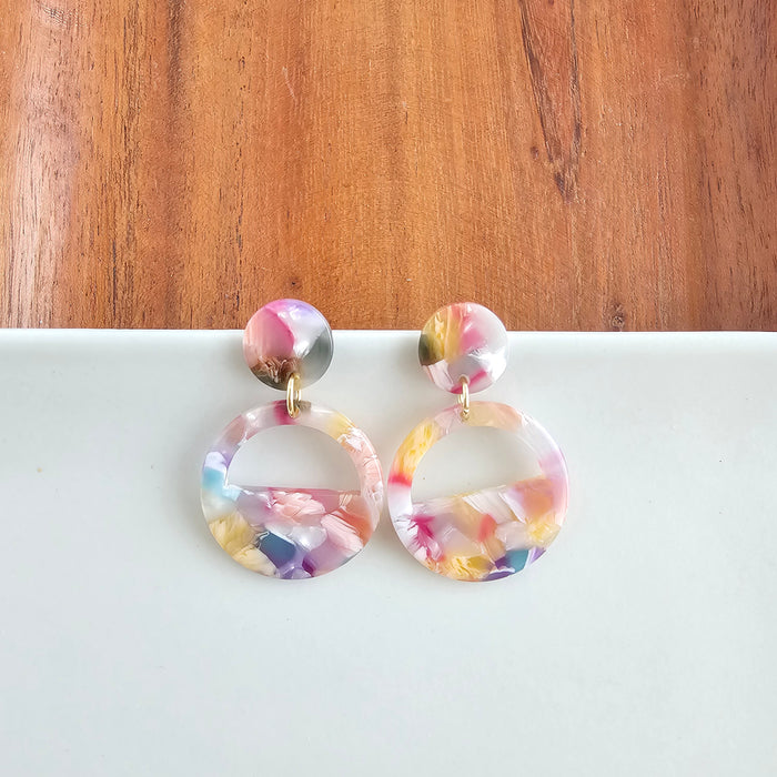 Lettie Earrings - Mosaic