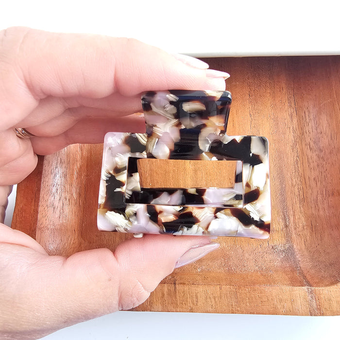 Carly Hair Claw - Chai Tea