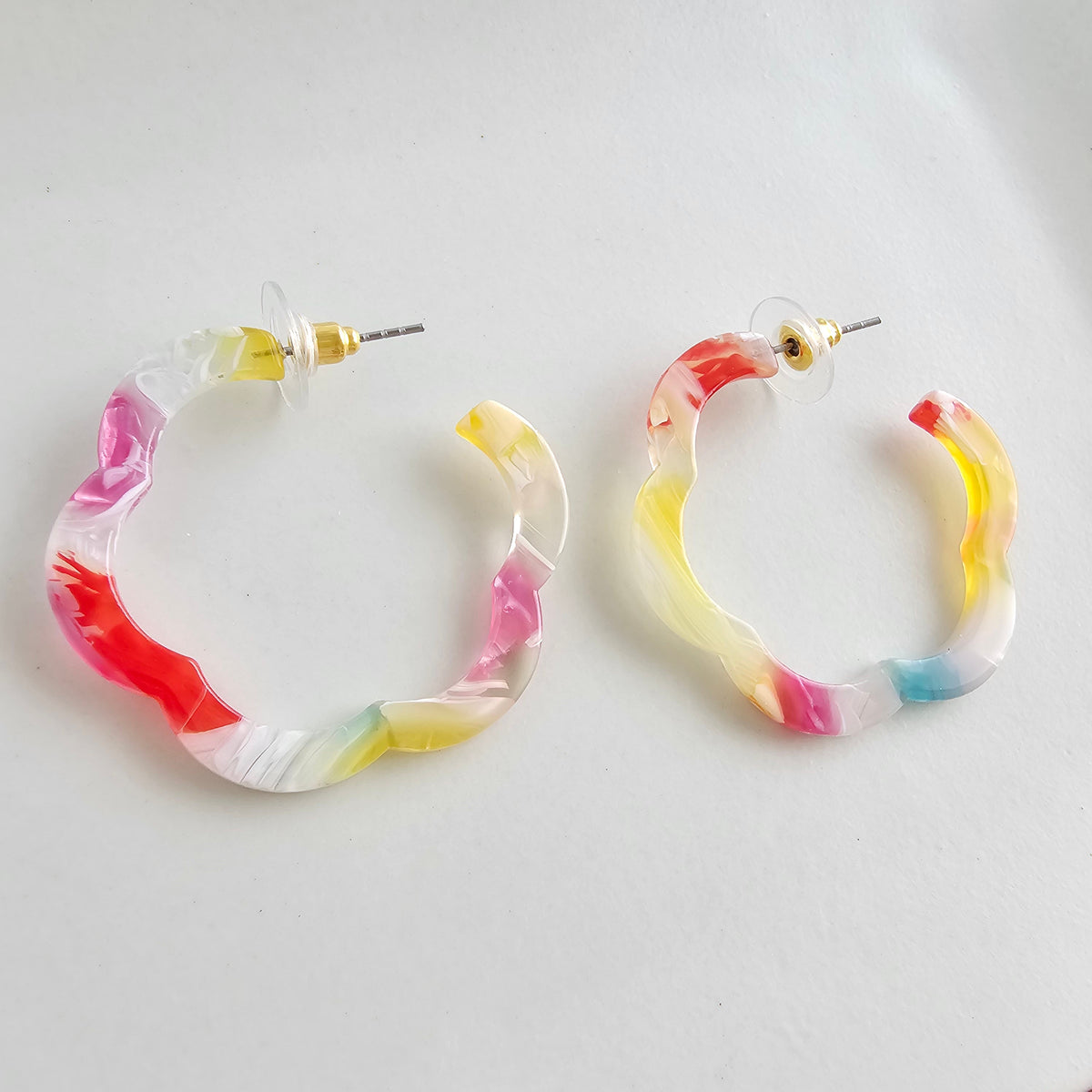 Posey Hoops - Technicolor