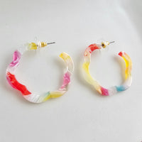 Posey Hoops - Technicolor