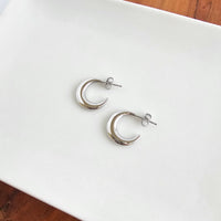 Luxe Selena Hoops - Silver