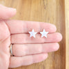 Star Studs- Pearly White