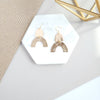 Ruby Earrings - Gold
