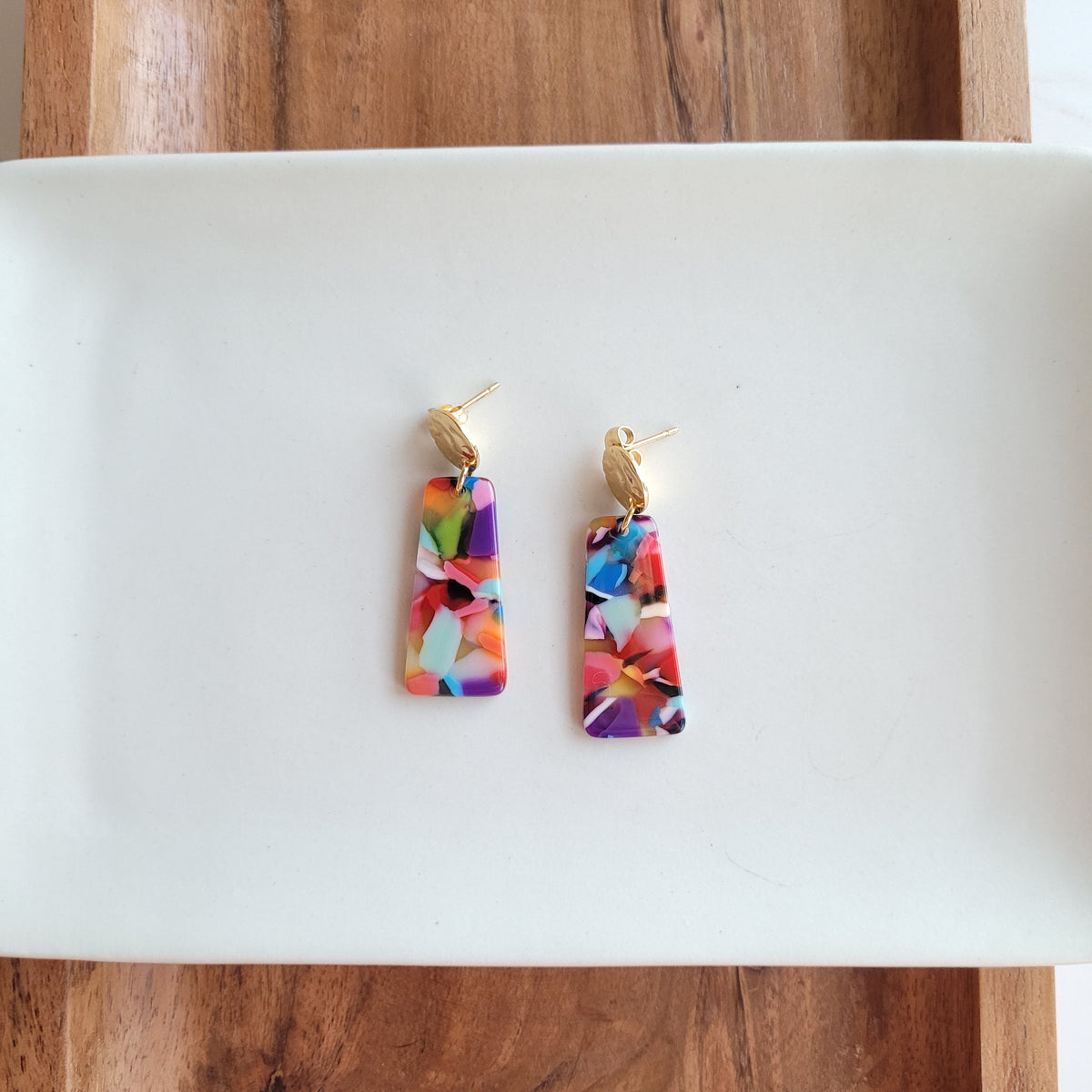 Mia Mini Earrings - Fiesta