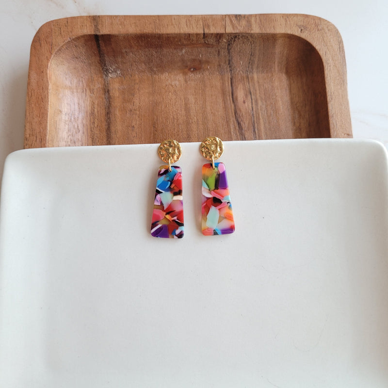 Mia Mini Earrings - Fiesta