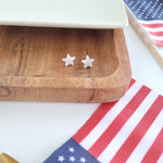 Star Studs- Pearly White