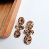 Florence Earrings - Hickory Brown