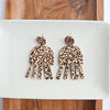 Willow Earrings - Brown Dot