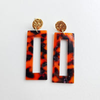 Vivian Earrings - Sedona Tortoise