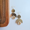 Eclipse Earrings - Golden Ivory