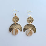 Eclipse Earrings - Golden Ivory