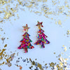 Christmas Trees - Pink Sparkle