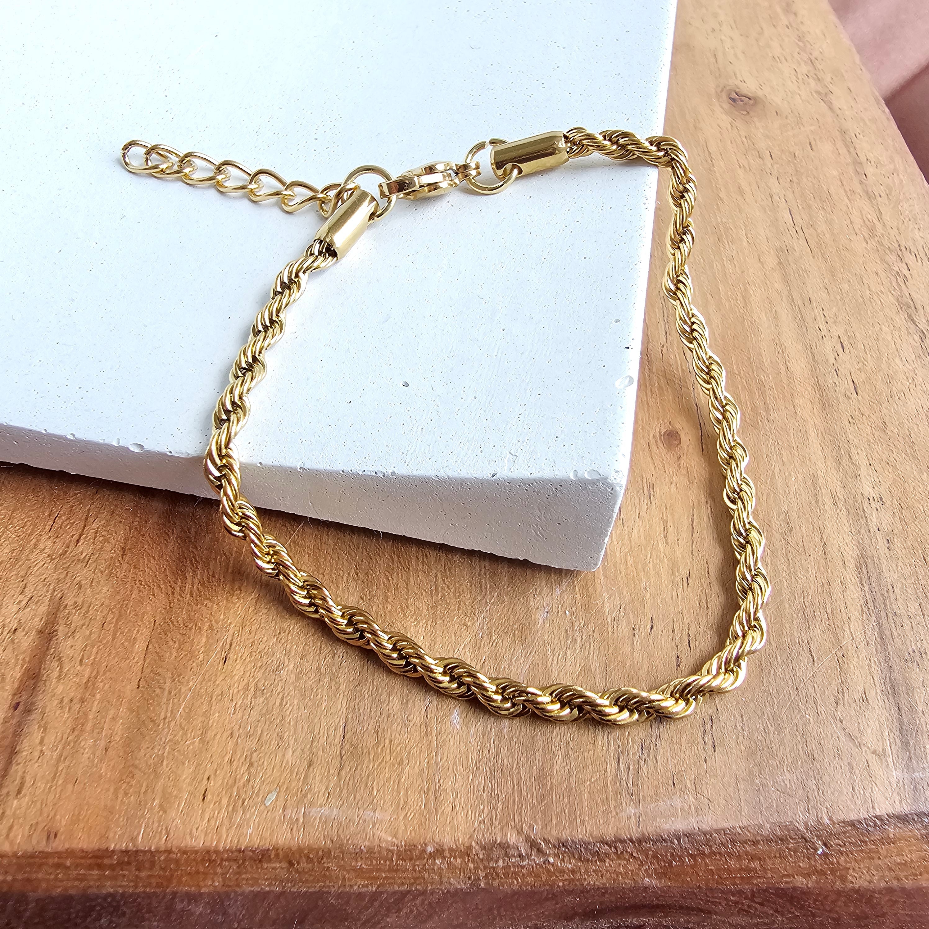 Luxe Gold Rope Bracelet – Spiffy & Splendid