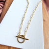 Luxe Gold Paper Clip Chain - 18"