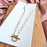 Luxe Gold Paper Clip Chain - 20"