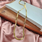 Luxe Gold Herringbone Chain - 20"