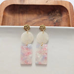 Nora Earrings - Iridescent Pastel