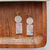 Nora Earrings - Iridescent Pastel