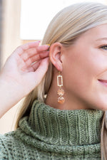 Holly Earrings - Brown Shimmer