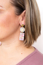 Nora Earrings - Iridescent Pastel