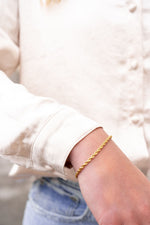 Luxe Gold Rope Bracelet