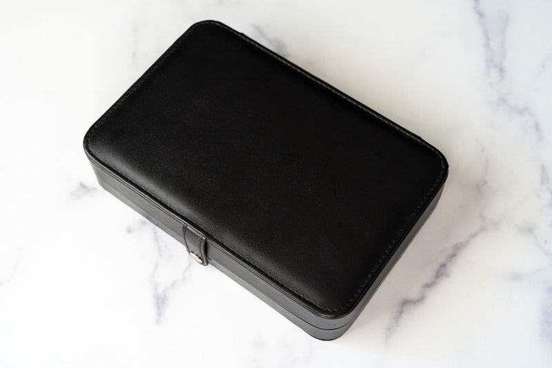Jewelry Travel Case Box - Black