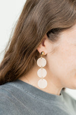 Elle Earrings - Linen